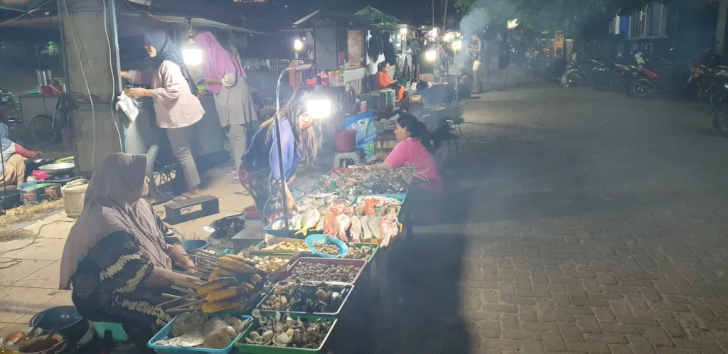 Alun - Alun Karimunjawa in the evening.